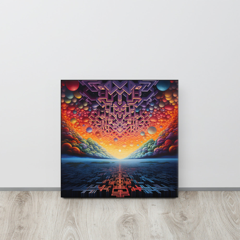 Echoes of Serenity - Interactive Canvas Wall Art