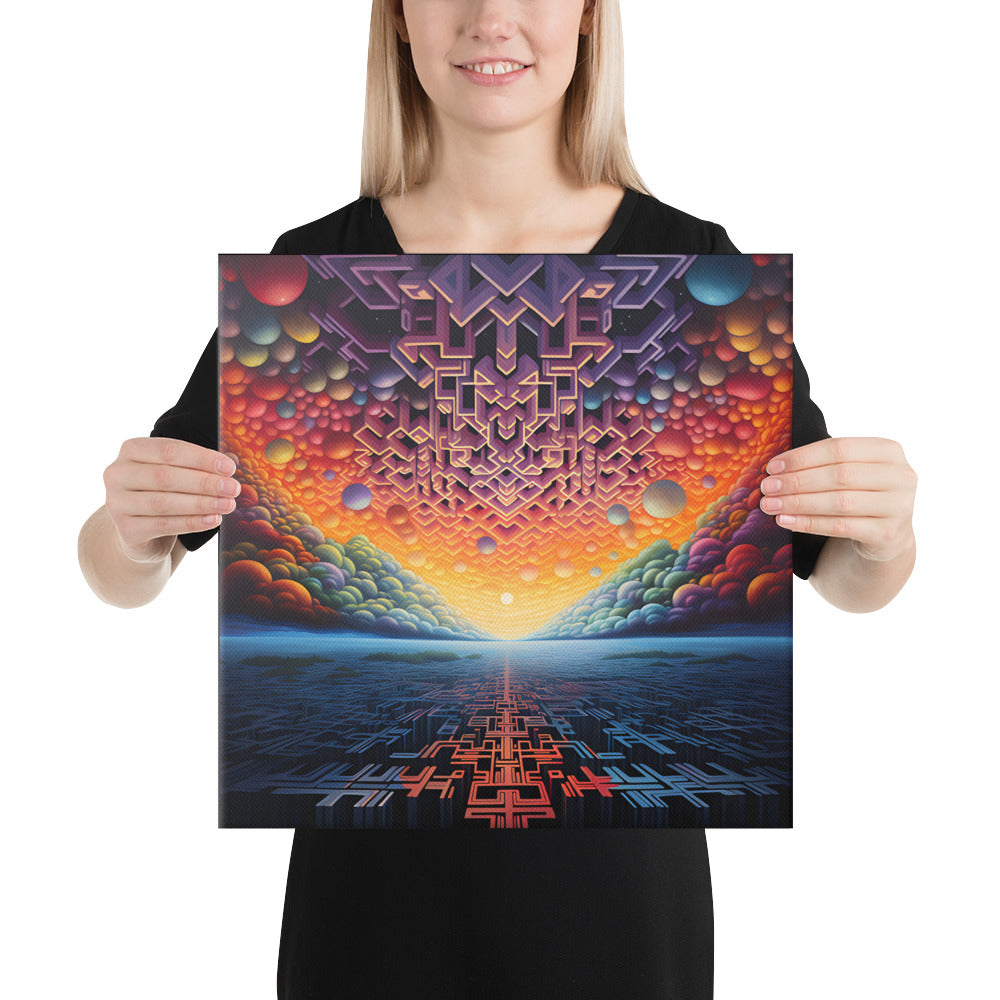 Echoes of Serenity - Interactive Canvas Wall Art